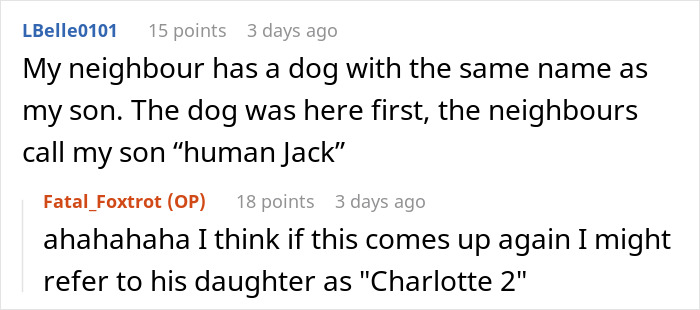 Man Thinks His 2 Y.O. Daughter Deserves Her Name More Than A 6 Y.O. Dog, Demands It Be Changed