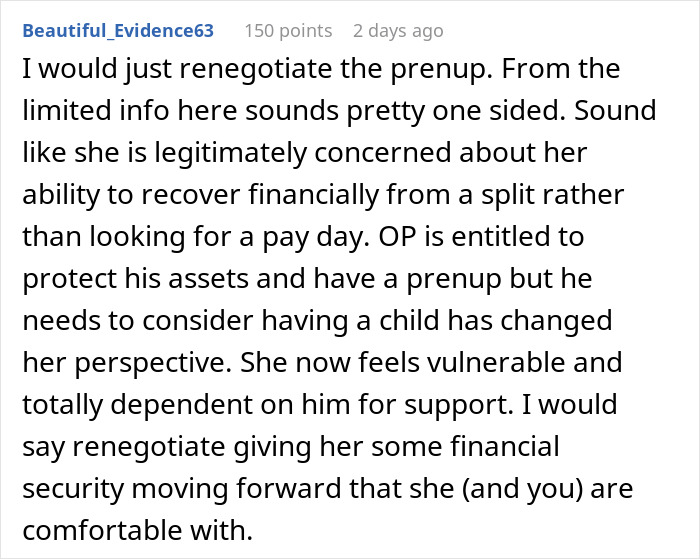 Wife Demands Her Husband Revoke Their Prenup Two Years Into Marriage, He Refuses