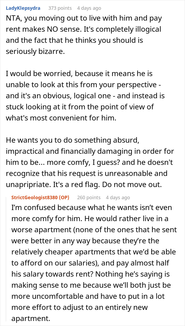 Woman Shares Why Her BF Refuses To Move Into Her Apartment, Internet Instantly Spot Red Flags