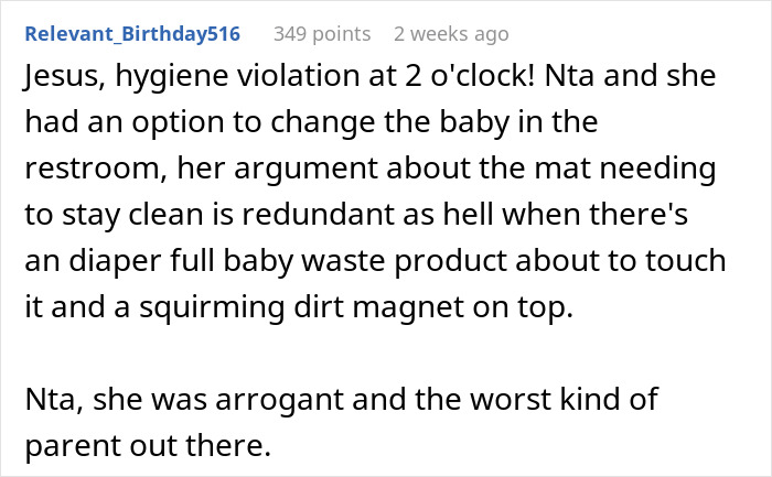 Mom Wants To Treat Restaurant Table As A Diaper Changing Station, Disgusted Customer Retaliates