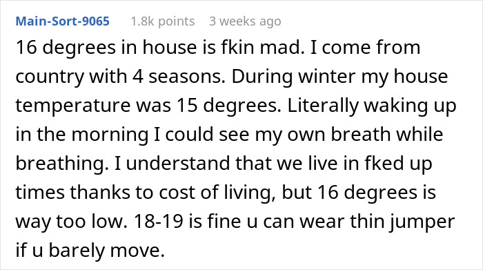 Internet Blasts Mom For Making Daughter Freeze At Night And Refusing To Adjust Temps