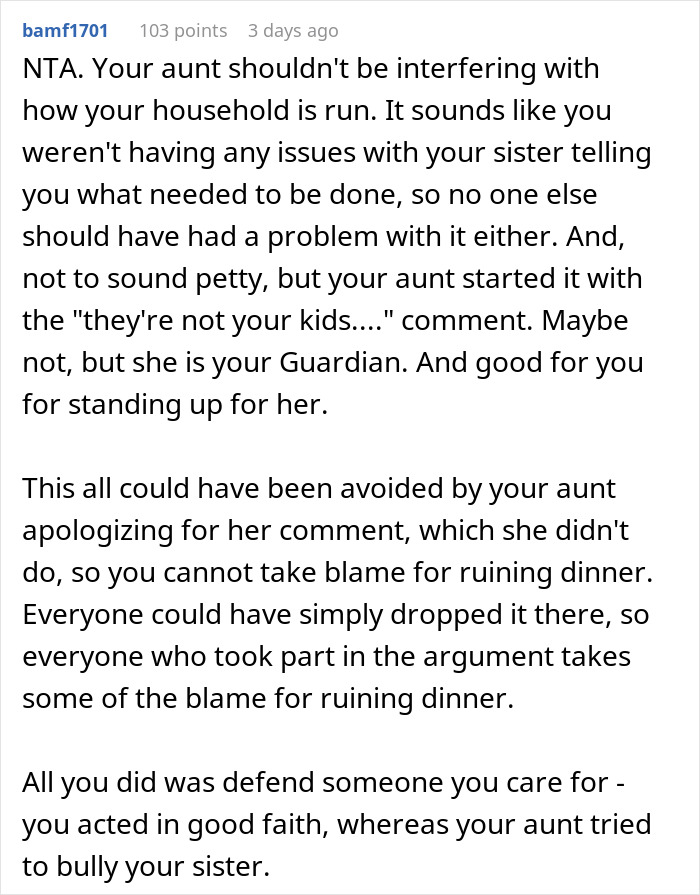 Family Drama Ensues After Teen Points Out That Their Mom Doesn&rsquo;t Have Custody Of Them During Dinner 