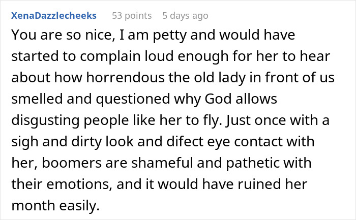 &ldquo;[God] Is Really Testing My Patience&rdquo;: Elderly Lady Rants About Well-Behaved Kid On The Plane