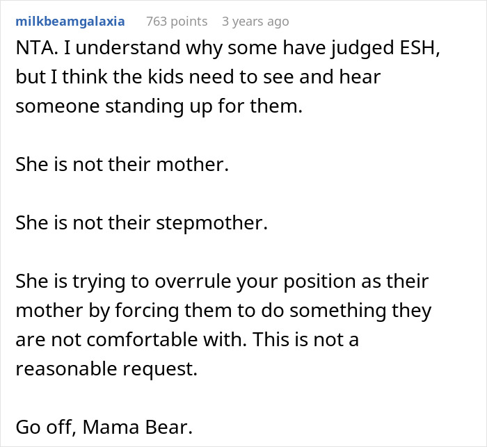 9 Y.O. Won't Call Dad's GF 'Mom', She Refuses To Drive Until The Kid Does, Bio Mom Loses It 9 Y.O. Won't Call Dad's GF 'Mom', She Refuses To Drive Until The Kid Does, Bio Mom Loses It