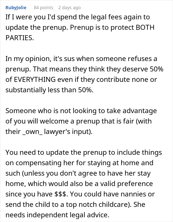 Wife Demands Her Husband Revoke Their Prenup Two Years Into Marriage, He Refuses