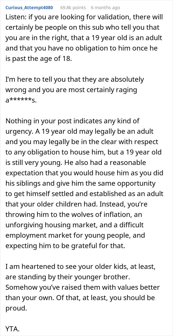 Parents Want To Downsize, Expect Their 19-Year-Old To Move Out