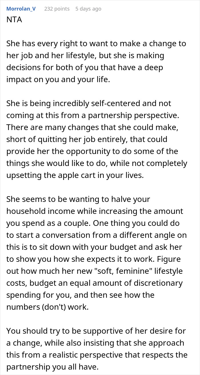 &ldquo;She Wants To Quit Her Job Permanently To Become Lazy&rdquo;: Man At Crossroads After Wife Changes