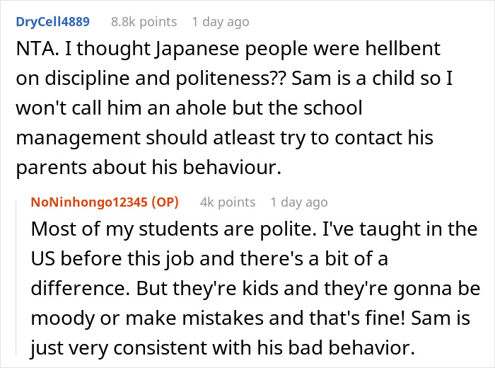 Teacher Pretends Insults From 12 Y.O. Student Are Compliments, Entertains Class But Makes Boy Cry Teacher Pretends Insults From 12 Y.O. Student Are Compliments, Entertains Class But Makes Boy Cry