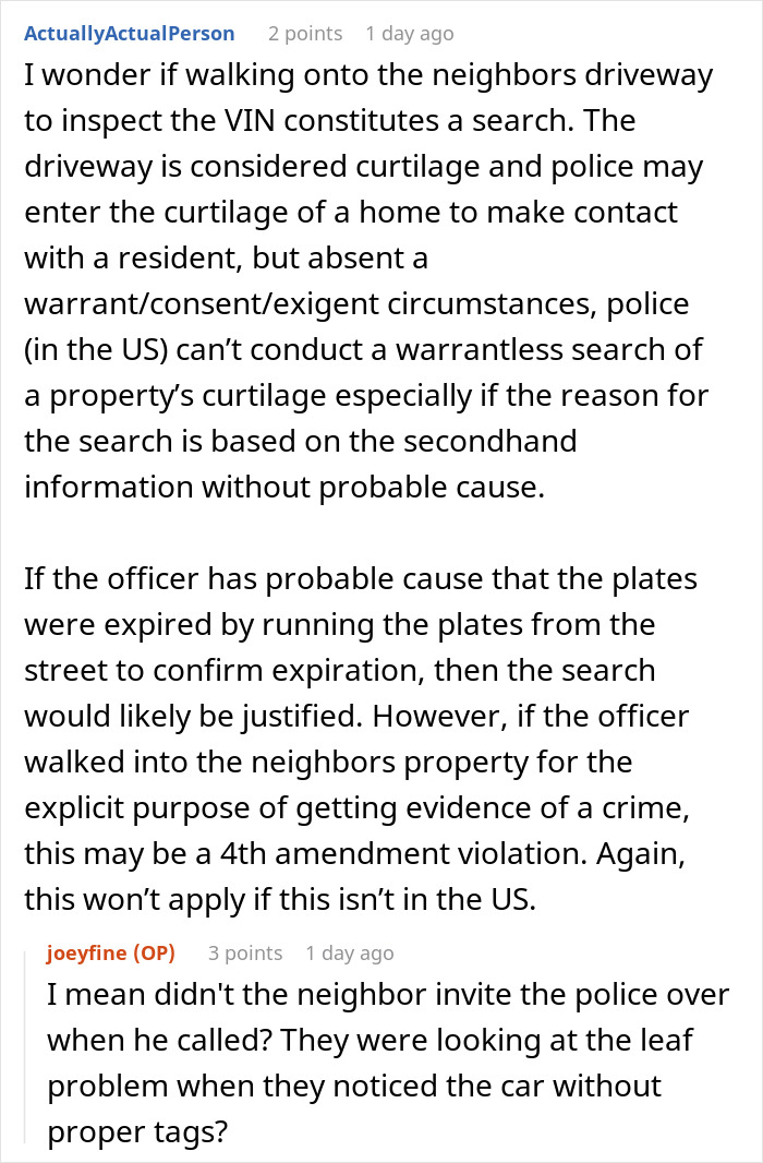 Neighbor Calls Police Because Of A Few Leaves, Regrets It After This Guy Gets Revenge