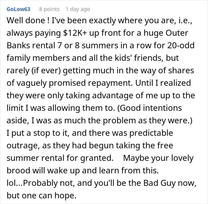 Woman Ditches Her Family Vacation, They're Furious As They've Planned To Exploit Her