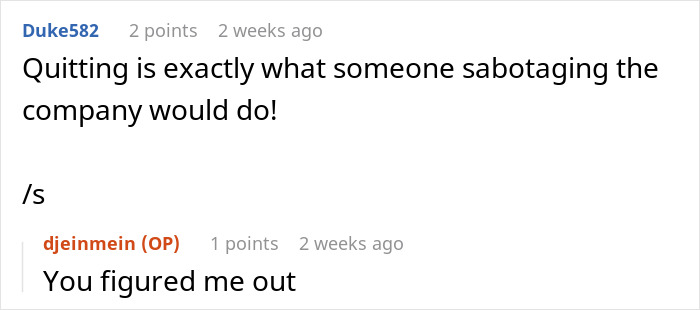 Boss Tries To Use Burned-Out Worker As A Scapegoat, She Quits Boss Tries To Use Burned-Out Worker As A Scapegoat, She Quits