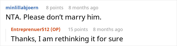 Guy Regrets Mocking Fianc&eacute;e&rsquo;s Job After She Breaks Up With Him