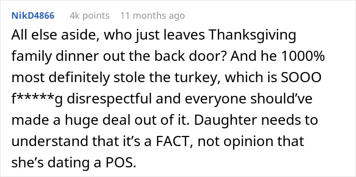 Guy Meets GF’s Parents For The First Time On Thanksgiving, Steals Their Turkey And Runs Off Guy Meets GF’s Parents For The First Time On Thanksgiving, Steals Their Turkey And Runs Off