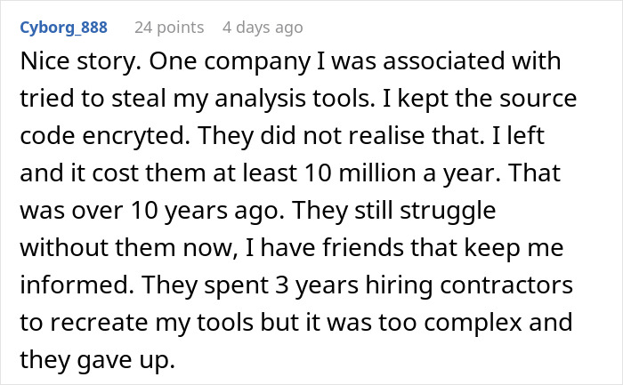 Employee Realizes He's Being Bullied Into Quitting, Company Ends Up Racking Up 8 Figures In Losses