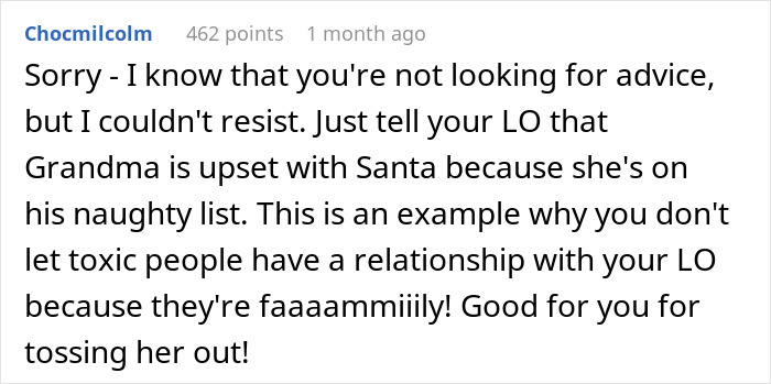 MIL Tells Granddaughter Santa “Isn’t Real”, Gets Arrested After Things Escalate MIL Tells Granddaughter Santa “Isn’t Real”, Gets Arrested After Things Escalate