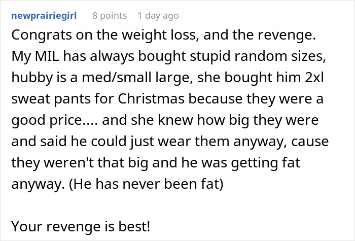 "The Jacket Fitted Me Perfectly": MIL Tries To Body Shame Woman, Regrets It