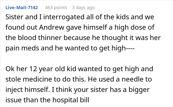 “AITA For Not Paying My Nephew’s Hospital Bill?” “AITA For Not Paying My Nephew’s Hospital Bill?”