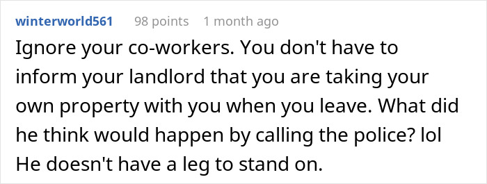 Landlord Calls The Police On Ex-Tenant For Taking Washer And Dryer He Bought Himself Landlord Calls The Police On Ex-Tenant For Taking Washer And Dryer He Bought Himself