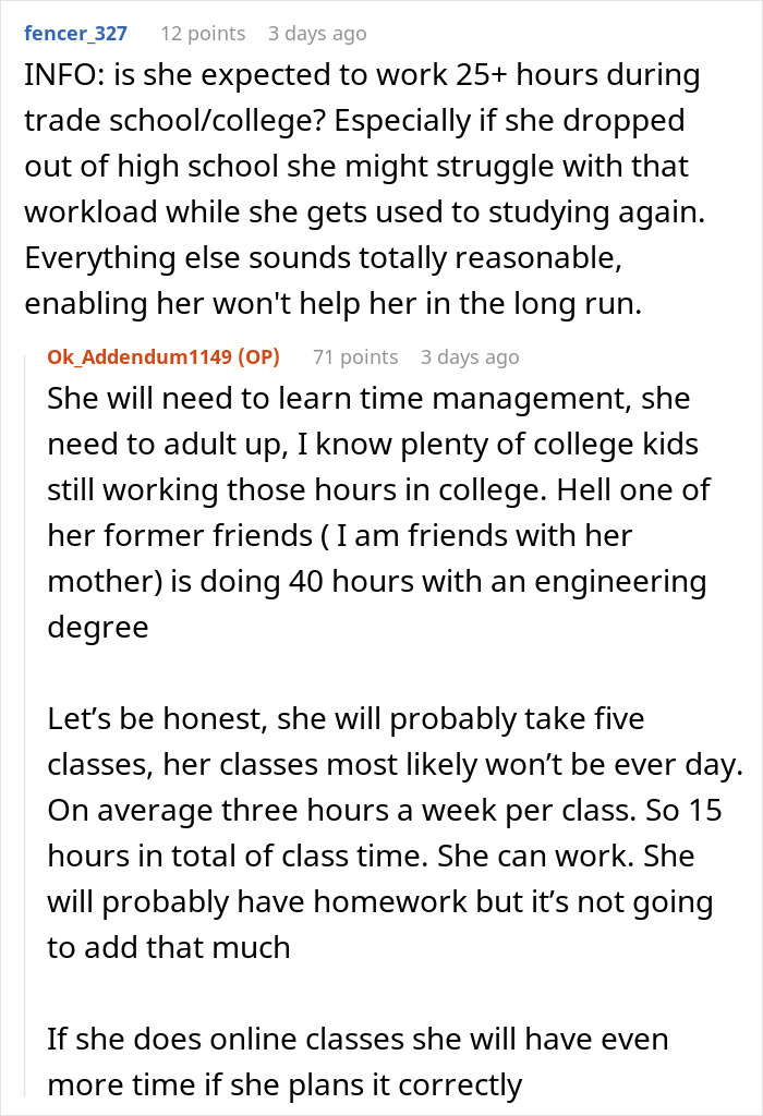 Internet Split After Mom Won't Let Homeless Daughter Move Back In If She Doesn't Meet Her 6 Conditions Internet Split After Mom Won't Let Homeless Daughter Move Back In If She Doesn't Meet Her 6 Conditions