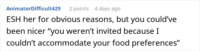 "Am I The Jerk For Telling My DIL She Wasn't Invited Since She Is An Embarrassment At Dinners?" "Am I The Jerk For Telling My DIL She Wasn't Invited Since She Is An Embarrassment At Dinners?"