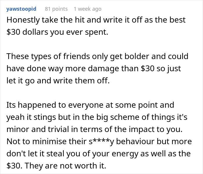 Person Loses $30 In Order To Discover Their Friends Are Not Really Their Friends Person Loses $30 In Order To Discover Their Friends Are Not Really Their Friends