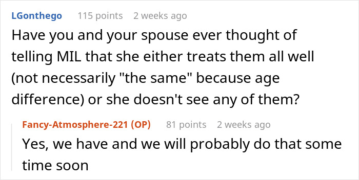 &ldquo;Monster-In-Law Excludes My Oldest, So I Exclude Her&rdquo;: Mom Gets Petty Revenge On MIL