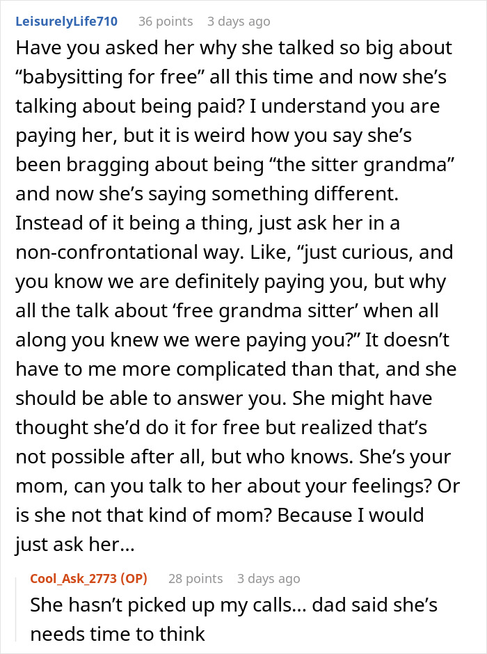 Woman Reassures Couple She&rsquo;ll Babysit Her Grandchild For Free Until It&rsquo;s Actually Due To Be Born