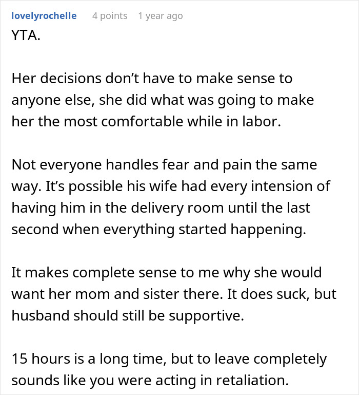 Guy Leaves Instead Of Waiting Around After Wife Bans Him From The Delivery Room, She's Furious