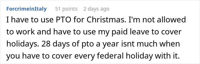 Employee Shares Their Frustration After Finding Out Company Doesn&rsquo;t Pay For Christmas Break