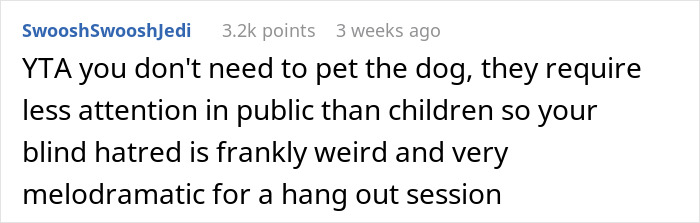 "[Am I The Jerk] For Leaving When Our Friends Brought Their Dog To Dinner?"