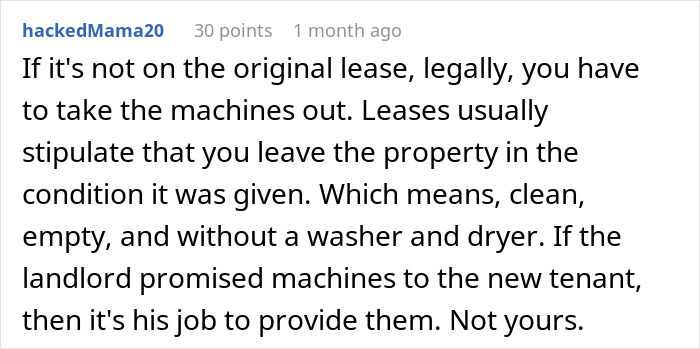 Landlord Calls The Police On Ex-Tenant For Taking Washer And Dryer He Bought Himself Landlord Calls The Police On Ex-Tenant For Taking Washer And Dryer He Bought Himself