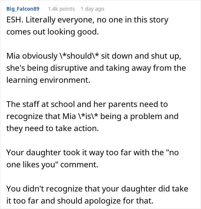 Teen Finally Snaps After 5 Months Of Her Classmate Disrupting Lessons, Tells Her To Shut Up