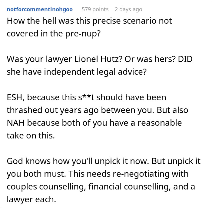 Wife Demands Her Husband Revoke Their Prenup Two Years Into Marriage, He Refuses