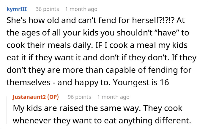 Woman Wonders If She&rsquo;s A Jerk For Refusing To Cook Separately For Her Vegan Niece
