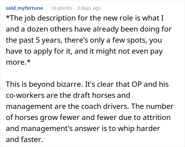 Company Enrages Employee By Asking Them To Reapply To Their Job Position They've Had For 5 Years