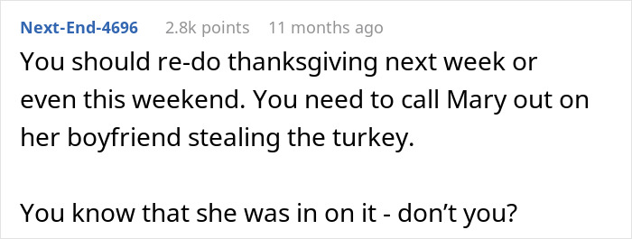 Guy Meets GF’s Parents For The First Time On Thanksgiving, Steals Their Turkey And Runs Off Guy Meets GF’s Parents For The First Time On Thanksgiving, Steals Their Turkey And Runs Off