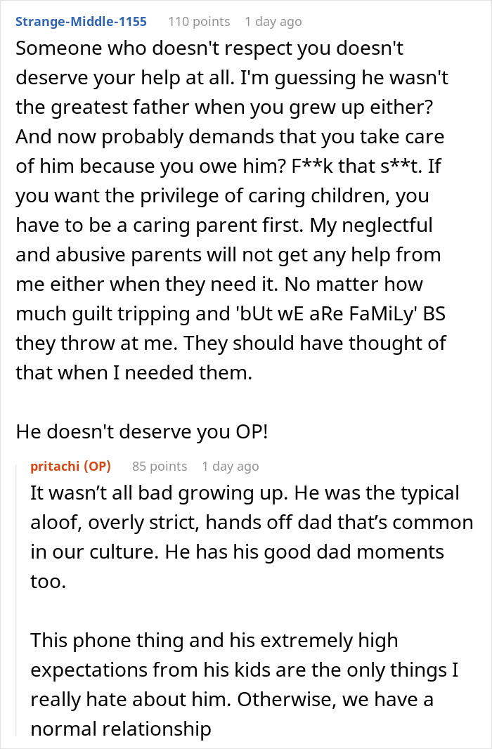 Daughter Is Done With Father Hanging Up The Phone, Lets His Electricity Be Cut Off As Revenge Daughter Is Done With Father Hanging Up The Phone, Lets His Electricity Be Cut Off As Revenge