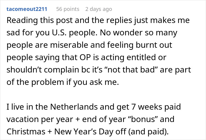 Employee Shares Their Frustration After Finding Out Company Doesn&rsquo;t Pay For Christmas Break