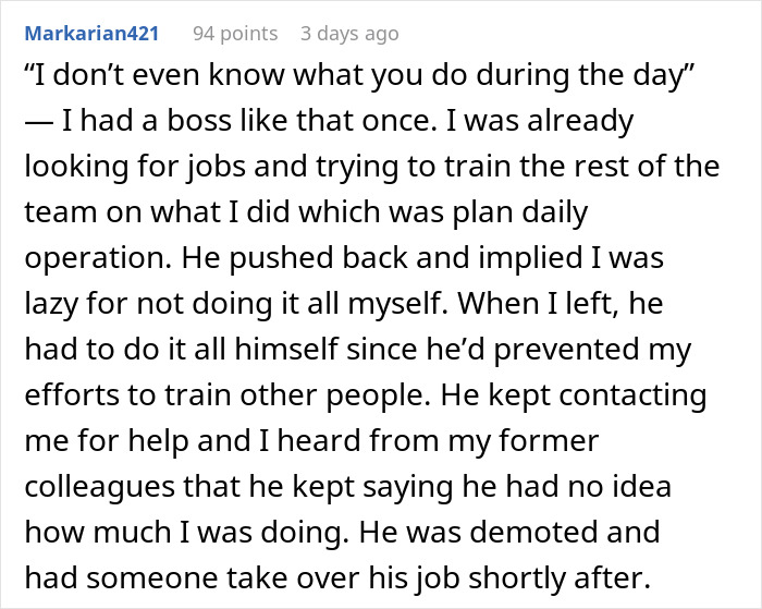 Guy Quits His Job Just To Prove His Manager Is Useless, It Works Wonders