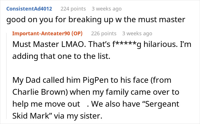 Grossed-Out Woman Shares A Screenshot Of A Chat With BF That Foreshadowed Their Breakup