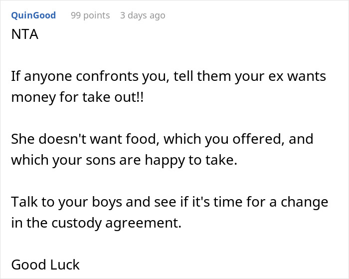 Woman Asks Ex For Money Because She And The Kids Are Out Of Food, Flips Out When He Refuses Woman Asks Ex For Money Because She And The Kids Are Out Of Food, Flips Out When He Refuses