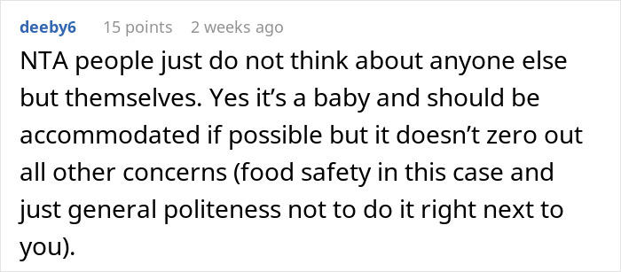 Mom Wants To Treat Restaurant Table As A Diaper Changing Station, Disgusted Customer Retaliates