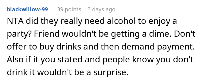 Host Throws Alcohol-Free Halloween Party, Best Friend Buys Booze And Demands She Chip In $75
