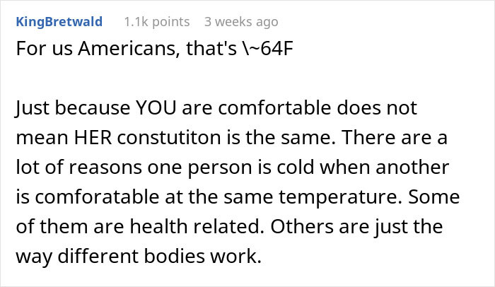 Internet Blasts Mom For Making Daughter Freeze At Night And Refusing To Adjust Temps