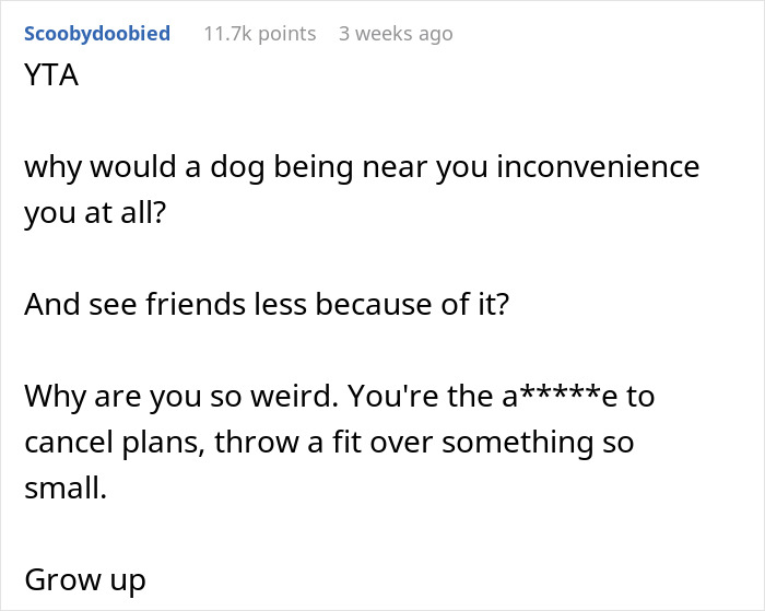 "[Am I The Jerk] For Leaving When Our Friends Brought Their Dog To Dinner?"