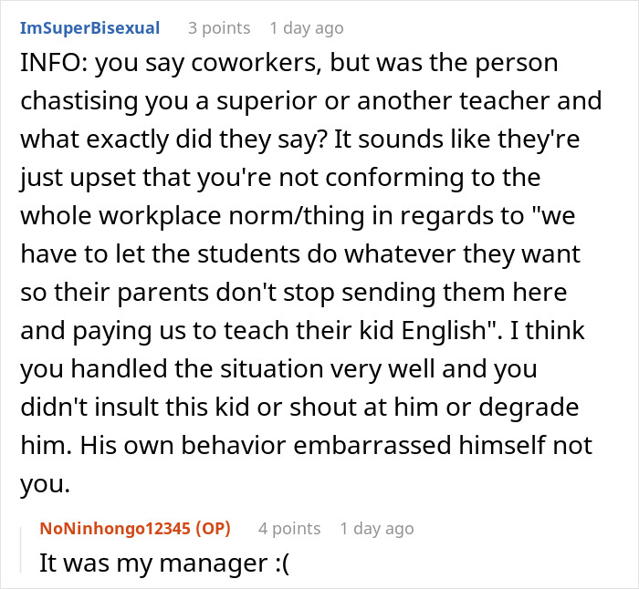 Teacher Pretends Insults From 12 Y.O. Student Are Compliments, Entertains Class But Makes Boy Cry Teacher Pretends Insults From 12 Y.O. Student Are Compliments, Entertains Class But Makes Boy Cry