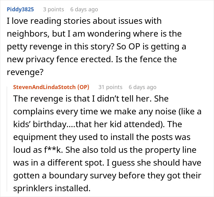 Person Has Enough Of Annoying Neighbor Reporting Them For Every Little Thing, Gets Petty Revenge Person Has Enough Of Annoying Neighbor Reporting Them For Every Little Thing, Gets Petty Revenge