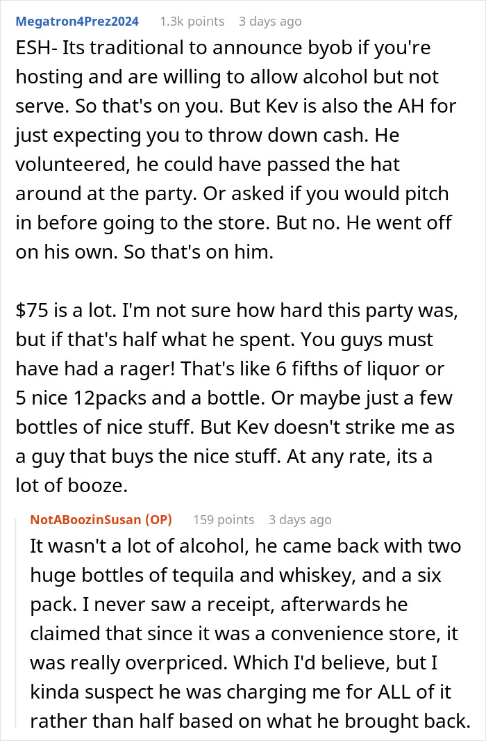 Host Throws Alcohol-Free Halloween Party, Best Friend Buys Booze And Demands She Chip In $75