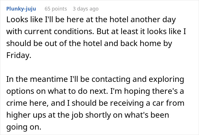 Employee At A Loss On What To Do After Boss Leaves Him Stranded During A Snowstorm