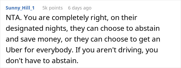 Person Enjoys Drinks On Their DD Nights As They Can&rsquo;t Operate A Vehicle, Gets Under A Friend&rsquo;s Skin